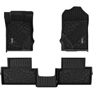 3W Floor Mats for 2021-2026 Ford Bronco 2 Door(Not for Bronco Sport & Rubberized Floor)