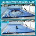 1/3HP Automatic Pool Cover Water Pump, 3035GPH Submersible Sump Pump w/Filter Net, 25ft Power Cord & Check Valve, Water Removal for Swimming Pool, Hot Tubs, Rooftops, Water Beds