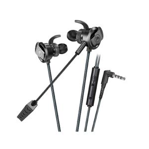 PLEXTONE RX3 Pro Cyberpunk 3.5mm in-Ear Wired Gaming Earphone with Mic Noise Reduction Metal Magnetic Headset, Black