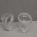 Hacaroa 2 Pack Acrylic Apothecary Jars with Airtight Lids, 46 Oz Clear Plastic Candy Cookie Jars for Candy Buffet, Decorative Bathroom Canister Container for Bath Salt, Vanity, Party, Wedding