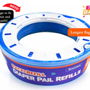 Diaper Pail Refills Compatible with Diaper Genie and Munchkin Pails | 1280 Count (3-Pack,240 Count)