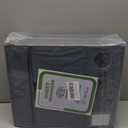 Cosy Family 12 Pack Bed Sheet Organizers and Storage, Foldable Sheet Organizer for Closet, Organizing Bedding Container Cubes for Bedsheets (Queen & King Size), Duvet Covers, Dark Grey