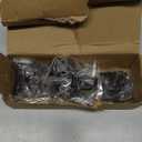 Adhesive Hooks for Hanging, Self-Adhesive Wall Hook for Key Hat Coat, No Drill Stick on Bathroom Towel Hooks, Shower Kitchen Door Home Outdoor 8 Pack, Black