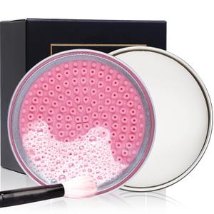 DUcare Makeup Brush Cleaner Shampoo Soap Solid Brush Cleaning Mat Removes Cosmetic Color Brush Cleaner Pad for Cleaning Makeup Sponges Brushes (Cleanser)