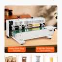 VEVOR Continuous Bag Band Sealing Machine, 0.24-0.47 in/6-12 mm Seal Width, Horizontal Band Sealer Machine with Digital Temperature Control, Carbon Steel Bag Sealer for 0.02-0.8 mm Plastic Bags Films