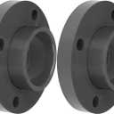 Pangda 2 Pcs 3 PVC Van Stone Flange PVC Pipe Fitting Slip Socket Van Stone Flange Schedule 80 Slip Socket for Industrial and Plumbing Systems Gray