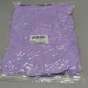 Girls Twirl Dress with Ruffle Sleeves Color Block Cotton Dress with Flare Hem,Purple,12Y