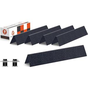 QuliMetal 17.5" Flavorizer Bars for Weber Genesis 300 Series Grill Parts, Genesis E310 E320 E330 S310 S330 Front Control Grills, Heat Plate Shield Genesis Parts Replacement for Weber 7620 7621,5 Pack