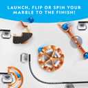National Geographic Magnetic Marble Run - 75-Piece STEM Building Set for Kids & Adults with Magnetic Track & Trick Pieces & Marbles for Building A Marble Maze, STEM Project