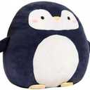 Penguin Plush Pillow, Soft Penguin Stuffed Animal Hugging Pillow Toy Gifts for Birthday, Valentine, Christmas, 16inch