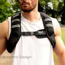 HANZO - Adjustable Running Weight Vest Premium Weighted Vest for Running, Workouts, Fitness Training Hiking, Workout Running Vest with Easy Washing, 20lbs