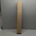 Smiry Front Door Mat Outside Entrance, Heavy Duty Sturdy Natural Rubber Doormat, Trap Dirt and Moisture, Easy Clean Low Profile Mats for Indoor Outdoor Entry, Irregular Triangle (36x24, Coffee)