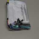 30 Pcs Mesh Zipper Pouch Bags, A4 Size Waterproof File Bags, with 10 Colors, for Organizing Office Supplies, Board Games, Puzzles, and Classroom Organization, Assorted Letter Size Zipper Pouches