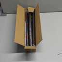 Industrial Curtain Rods for Window 32 to 88, 1 Inch Wrap Around Blackout Drapery Rods Adjustable Heavy Duty Curtain Pole Wall or Ceiling Mounted Patio Bedroom Living Room Divider 32" - 88"Black