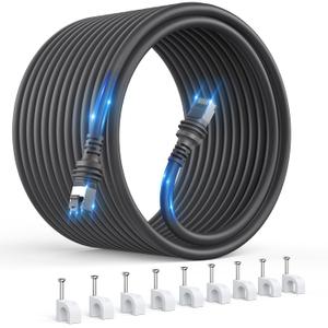 Starlink Gen 3 Cable 150FT, Standard Actuated Starlink Replacement V3 Cables for Rectangular Satellite, Waterproof Extension Cord, Heavy Duty Ethernet Cable for Outdoor & Home