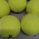 Magicorange Tennis Balls, 12 Pack Advanced Training Tennis Balls Practice Balls, Come with Mesh Bag for Easy Transport, Good for Beginner Training Ball (Green)