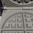 bella Flip-n-Store Waffle Maker, EverGood Ceramic Nonstick Coating, Fits-anywhere Kitchenware, Power Indicator Light & Touch Handle, 7 Wide & 1" Deep Plates, 1000 Watt, Plum