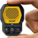 Portable Bluetooth Speaker, Wireless Wearable Bluetooth Speakers, Waterproof Jobsite Speaker Up to 14 Hours Playtime, Clip Speaker Built-in Mic for Hands-Free Music/Calls, for Outdoors (Yellow)