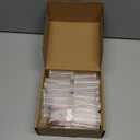 Bayurht 101 Pcs Single Rose Sleeve with Floral Water Tubes 50 Sets Single Flower Packaging Bags Single Flower Sleeve with Ribbons and Floral Water Tubes for Bouquets Wrapping (Black)