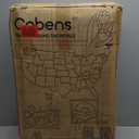 5 Piece Luggage Sets with Spinner Wheels, Hardshell ABS Suitcase Set with Tsa Lock, Lightweight Hardside Waterproof Travel Suitcases for Men Women, Grey (20"/24"/28") (Gray)