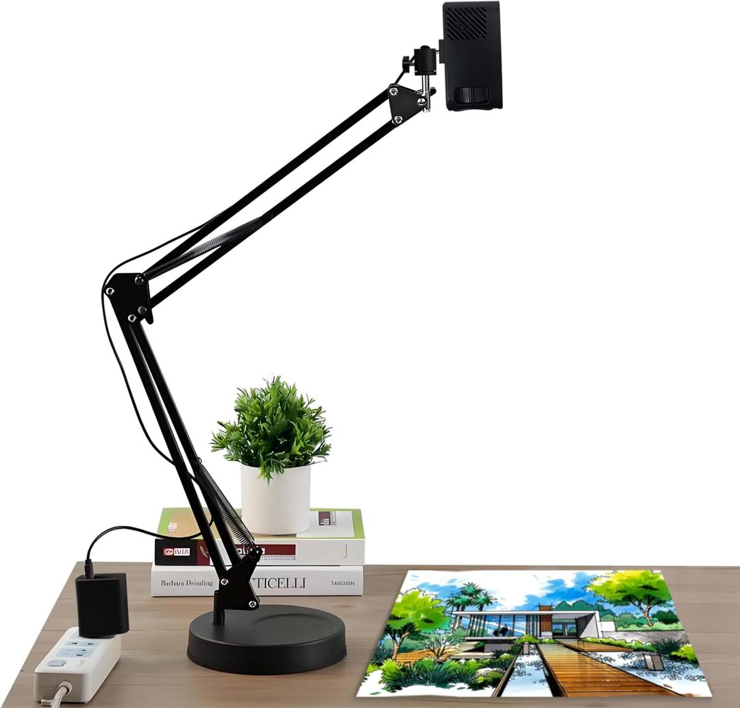 Drawing Projector, Art Projector for Tracing, Tracing Drawing Tool Smart Sketcher Sketch Projectors for Adults, for Cake Cookie Projector with Stand for Adults Light Box B