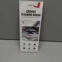 SXhyf Crevice Cleaning Brush - Grout Scrub Brush, House Cleaning Supplies, Gap Cleaning Tools, Home Essentials, Gifts for Women Men, Hard Bristle Crevice Cleaner Brush for Household Use, Bathroom (Black)