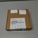 Cat 6 Ethernet Cable 15 ft Network RJ45 Unshielded Cat6 Patch Cable Internet for PC, TV, Laptop, Router and Printer, Light Gray, 1 Pack