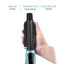PHOEBE Curling Iron, Dual Voltage Travel 1 Inch Ceramic Tourmaline Ionic Hair Curler Hot Brush, Professional Anti-Scald Instant Heat Up Curling Wands, Heated Styler for Long Hair