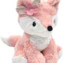 Lambs & Ivy Friendship Tree Plush Pink Woodland Fox Stuffed Animal Toy - Autumn