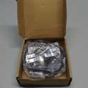 KC&KST Vintage Steel Canopy Kit with Hardware for Chandelier or Swag Light Fixtures,Heavy Duty,5 in Diameter,Includes Loop, Cross Bar and Mounting Screws Black