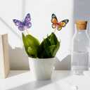 Vcekract 8 Pcs Butterfly Diamond Painting Kits, Diamond Art Kits for Garden Decor, Butterfly Stakes Diamond Art Kits for Adults, Crafts for Adults