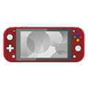 eXtremeRate Soft Touch Scarlet Red DIY Replacement Shell for Nintendo Switch Lite, NSL Handheld Controller Housing w/ Screen Protector, Custom Case Cover for Nintendo Switch Lite