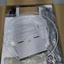 Upgraded Dimmable Floor Lamp, 1000 Lumens LED Edison Bulb Included, Arc Floor Lamps for Living Room Modern Standing Lamp with Linen Shade, Tall Lamp for Bedroom Office Dining Room- Black