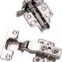 10 Pack Soft Close Concealed Cabinet Hinges - European Full Overlay Heavy Duty Adjustable Frameless for Kitchen Cupboard Hardware