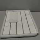 2 PCS Large Stone Drying Mats for Kitchen CounterQuick Dry Stone Dishes MatsDiatomaceous Stone Dish Mat, Foldable and Super Absorbent Drain Drying Mat for Dishes Pans Glassware24"16" & 8"x4"