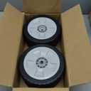 4 Pack Lawn Mower Wheels, HRR216K9VKAA Wheels, Fit for Honda HRR216 HR215 HRT216 HRB215 HRR2168vka etc 21 Inch Lawn Mower,2 Rear Wheels 42710-VE2-M02ZE, 2 Front Wheels 44710-VL0-L02ZB,
