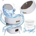 Portable Mini Washing Machine, 18L Portable Mini Washer, Collapsible Washer with Dryer, Small Foldable Laundry Washing Machine, RV, Camping, Socks, Baby Clothes, Underwear (Grey)