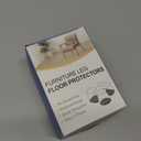 BUMACO 20Pcs Chair Leg Floor Protectors Chair Leg Protectors for Hardwood Floors Silicone Pads Covers to Protect Floors Universal L Clear Fit (1-5/16" to 2")