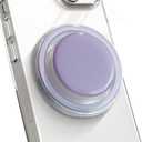 OnTheGrip Cute Solid Macaron Color Round Shape Collapsible Mobile Phone Grip Stand Holder for Smartphone Tablet Cell Phone Accessory (Lavender)