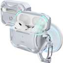 ESR for AirPods Pro 2nd Generation Case, Compatible with Airpods Pro Case 2nd/1st Gen (2023/2022/2019), Compatible with MagSafe, Powerful Drop Protection, Magnetic Lid,Gray