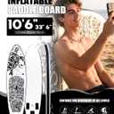 FEATH-R-LITE Inflatable Ultra-Light 10'×30''/10'6''×33'' Stand Up Paddle Board for All Skill Levels with Premium SUP Paddleboard Accessories,Non-Slip Comfort Deck for Youth & Adults