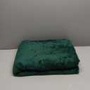 PAVILIA Emerald Green Throw Blanket for Couch, Twin Bed, Soft Fleece Throws for Sofa Chair, Fuzzy Waffle Textured Blanket, Cozy Warm Lightweight All Season Blanket Throw, 60x80 (60 x 80 Inches - Twin)