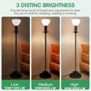 2-Pack Mogul Base 3 Way Bulbs LED 10/20/30 Watts,Replacement Incandescent Light Bulb 100/200/300W,2700K Soft White,PS25,for Antique Floor Lamp
