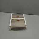 KBBYT Foldable Doll Wardrobe Compatible with Labubu Clothes, Doll Clothes Closet with 10 Clothing Rack & 1 Rod, Furniture Accessories for Storing 15/ 17cm Small Outfits with Cover & Display Shelf