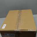 5 Pack Folding Closet Organizers Storage Box, Stackable Storage Bins, Plastic Drawer Basket Closet Storage for Wardrobe Cupboard Kitchen Bathroom Office 5L (Yellow)