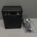 VOSOCO Karaoke Machine with 2 Wireless Microphones, Portable Bluetooth Speaker for Adults Kids, PA Systems Support TWS Echo Adjust TF USB AUX for Home Party Outdoor Travel (T03-2 MICS)