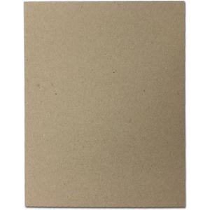 30pt 8 1/2" x 11" Brown Kraft Cardboard Chipboard (25 Pieces)