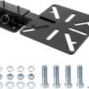 Mount Vise and Grinder, with Workbench Receiver Hitch, Table Mount, Use for Vise, Bench Grinder, Throatless Shear, Pipe Notcher