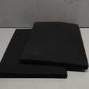 Black Polyurethane Foam Inserts for Cases, 2 Pcs 16 x 12 x 1 Inch, Cuttable Packing Padding for Tool Box, Camera, Crafts and Storage