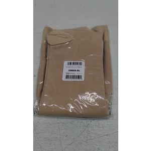 Truform 20-30 mmHg Compression Stockings for Men and Women, Knee High Length, Closed Toe, Beige, X-Large